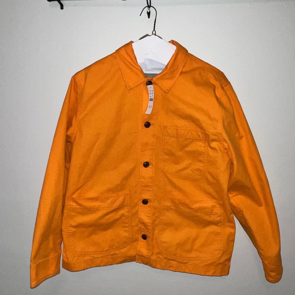 Wallace & Barnes (J. Crew) - Twill Chore Jacket - Orange - L